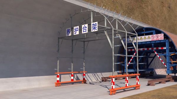 海港区隧道施工动画制作公司 - 隧道施工工艺和施工方法 - 隧道施工汇报动画视频 - bim 工程施工动画